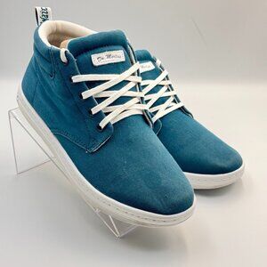 Dr. Martens Boots Mens 8 M Maleke Bootie Teal Lace Up Comfort Casual Ankle Top